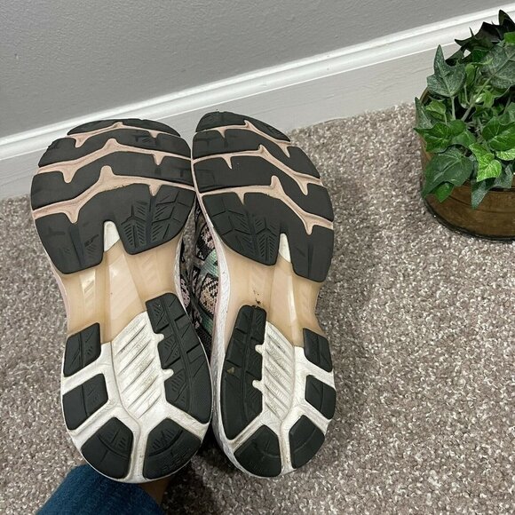 ASICS Women's Shoes Size 9.5 GEL-KAYANO 27 Black Ginger Peach Running Sneakers - Picture 8 of 11